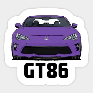 Toyota GT86/Subaru BRZ - Purple Sticker